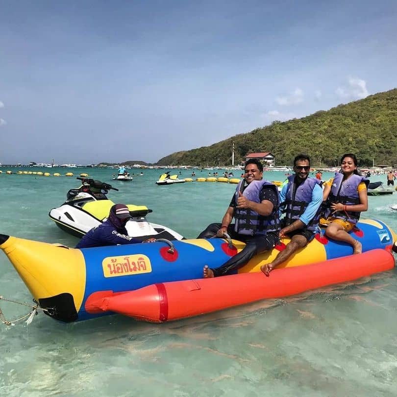 goa watersports combo - banana ride